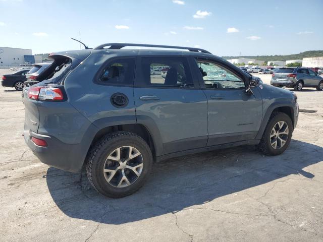 1C4PJMBS2EW134997 - 2014 JEEP CHEROKEE TRAILHAWK TEAL photo 3