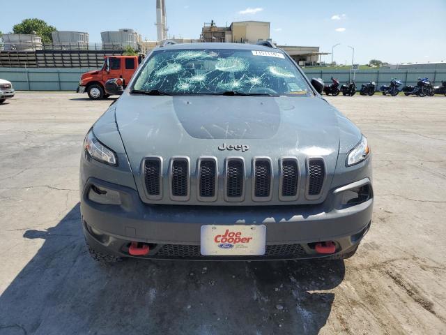 1C4PJMBS2EW134997 - 2014 JEEP CHEROKEE TRAILHAWK TEAL photo 5