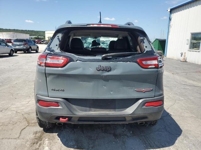 1C4PJMBS2EW134997 - 2014 JEEP CHEROKEE TRAILHAWK TEAL photo 6