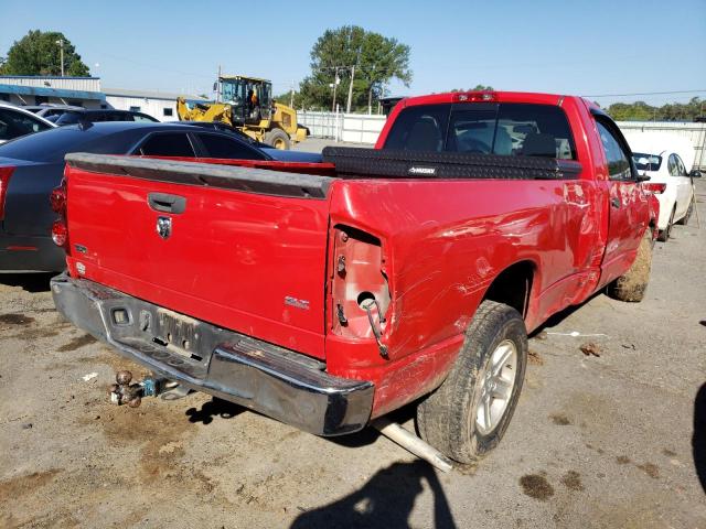 1D7HA16P87J642471 - 2007 DODGE RAM 1500 ST RED photo 4