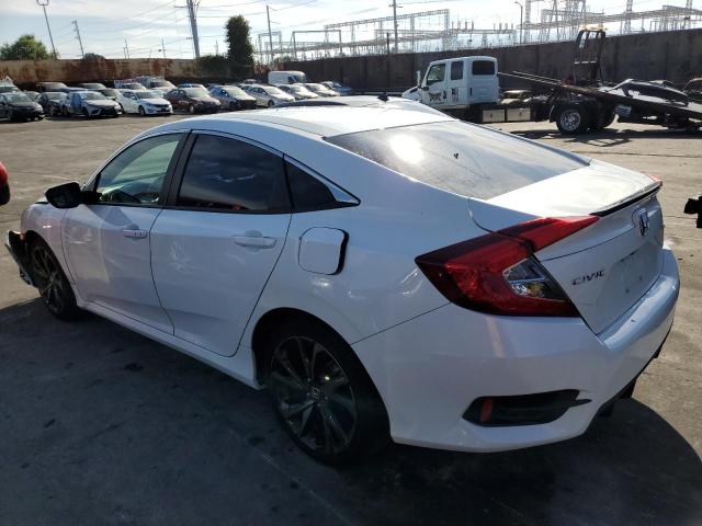 19XFC2F82KE211866 - 2019 HONDA CIVIC SPORT WHITE photo 2