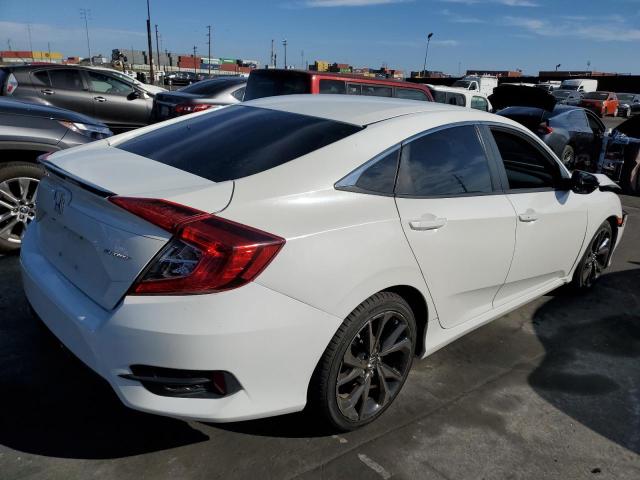 19XFC2F82KE211866 - 2019 HONDA CIVIC SPORT WHITE photo 3