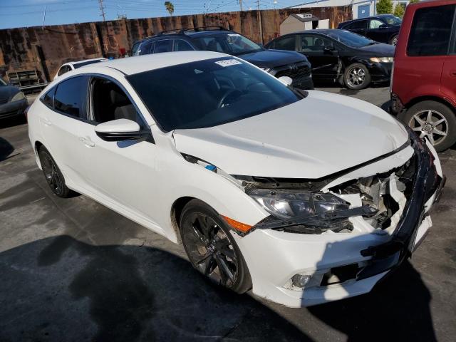 19XFC2F82KE211866 - 2019 HONDA CIVIC SPORT WHITE photo 4