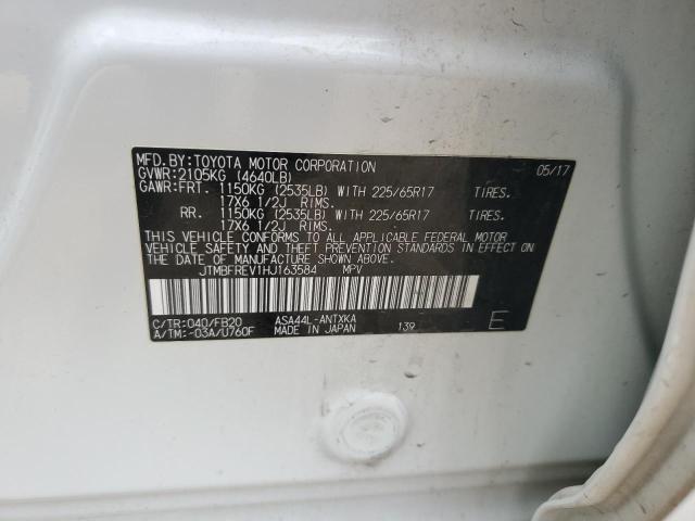 JTMBFREV1HJ163584 - 2017 TOYOTA RAV4 LE WHITE photo 13