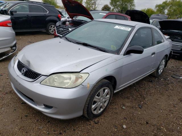 1HGEM22135L048417 - 2005 HONDA CIVIC DX VP Silber Foto 1