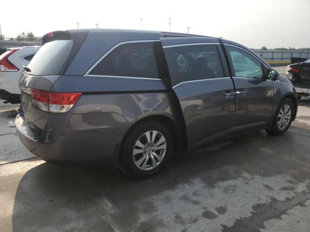 5FNRL5H60FB037855 - 2015 HONDA ODYSSEY EXL GRAY photo 3
