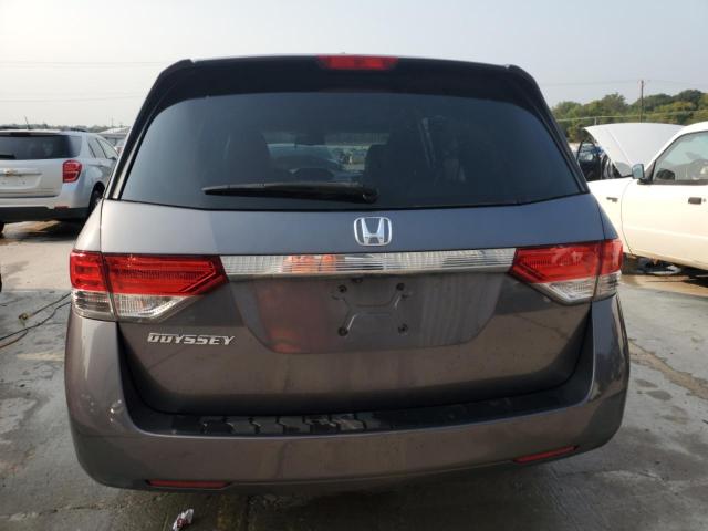 5FNRL5H60FB037855 - 2015 HONDA ODYSSEY EXL GRAY photo 6