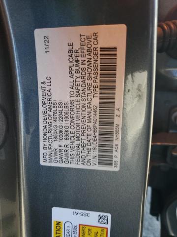 19UDE4H66PA014462 - 2023 ACURA INTEGRA A-SPEC TECH GRAY photo 12
