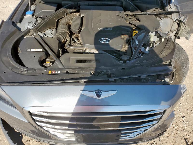 KMHGN4JE7FU064650 - 2015 HYUNDAI GENESIS 3.8L Серый фото 11