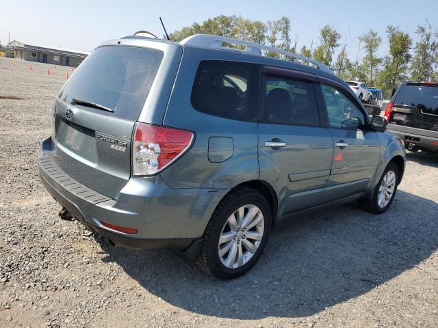 JF2SHAHC1DH402432 - 2013 SUBARU FORESTER TOURING TEAL photo 3