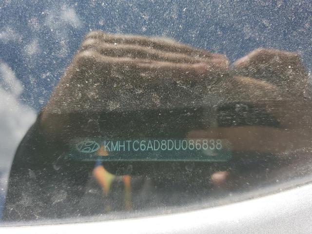 KMHTC6AD8DU086838 - 2013 HYUNDAI VELOSTER WHITE photo 13