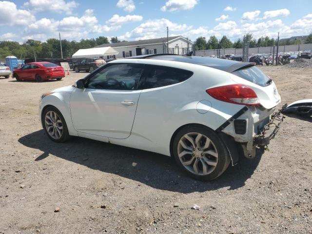 KMHTC6AD8DU086838 - 2013 HYUNDAI VELOSTER WHITE photo 2