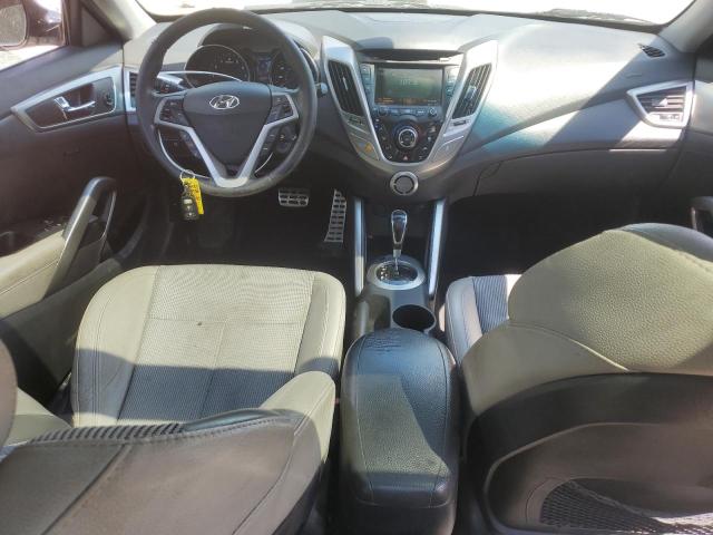 KMHTC6AD8DU086838 - 2013 HYUNDAI VELOSTER WHITE photo 8