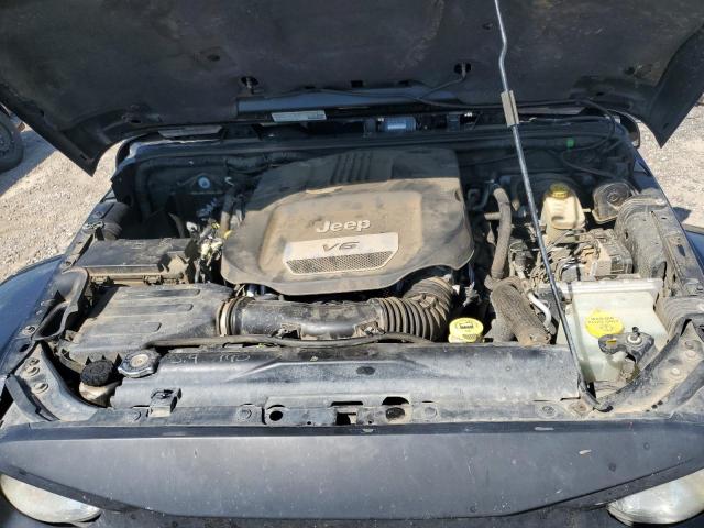 1C4HJWEG1EL129430 - 2014 JEEP WRANGLER U SAHARA BLACK photo 11