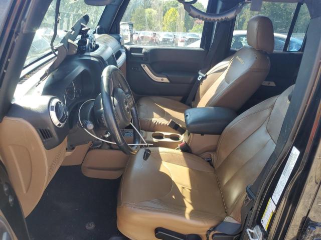 1C4HJWEG1EL129430 - 2014 JEEP WRANGLER U SAHARA BLACK photo 7