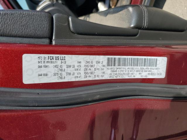 1C4RJEAGXJC513169 - 2018 JEEP GRAND CHER LAREDO Bordo foto 12