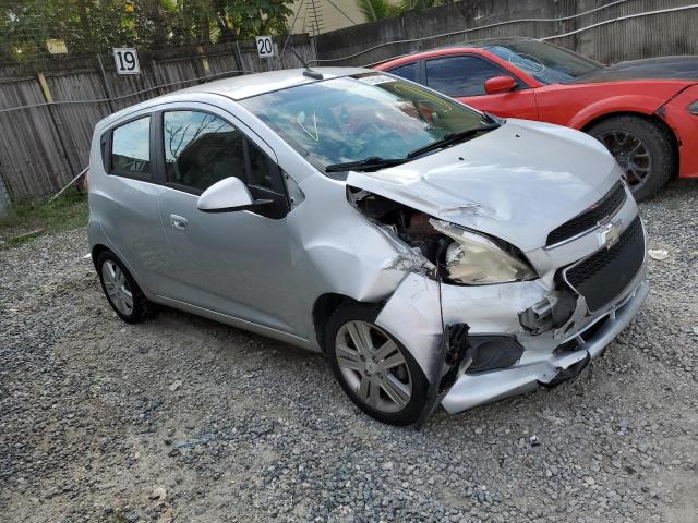 KL8CD6S97DC512755 - 2013 CHEVROLET SPARK 1LT SILVER photo 4