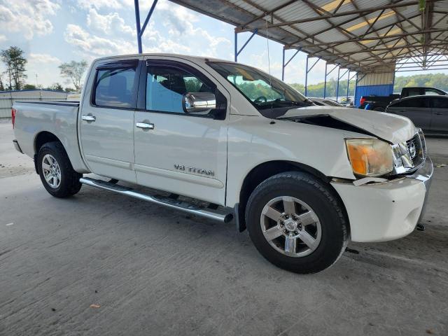1N6BA0ED0CN309909 - 2012 NISSAN TITAN S WHITE photo 4