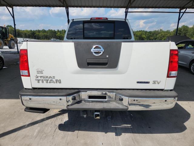 1N6BA0ED0CN309909 - 2012 NISSAN TITAN S WHITE photo 6
