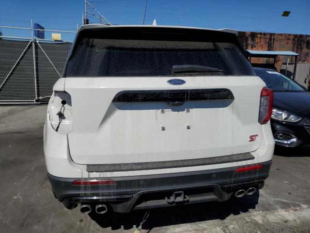 1FM5K8GC0MGA50436 - 2021 FORD EXPLORER ST WHITE photo 6