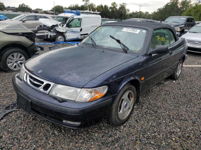 YS3DD78N2X7000199 - 1999 SAAB 9-3 S BLACK photo 1