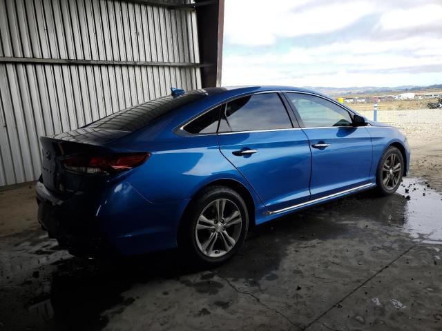 5NPE34AF7JH654828 - 2018 HYUNDAI SONATA SPORT Niebieski zdjęcie 3