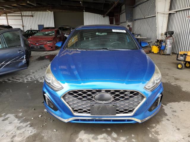 5NPE34AF7JH654828 - 2018 HYUNDAI SONATA SPORT Niebieski zdjęcie 5