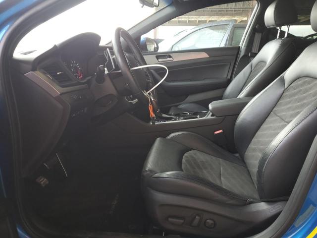 5NPE34AF7JH654828 - 2018 HYUNDAI SONATA SPORT Niebieski zdjęcie 7