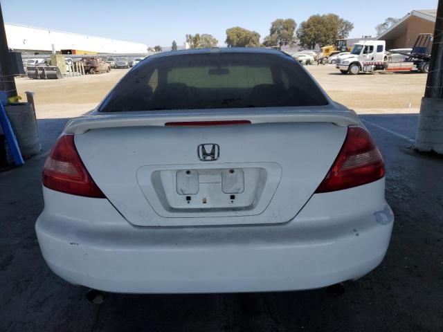 1HGCM82654A007710 - 2004 HONDA ACCORD EX WHITE photo 6