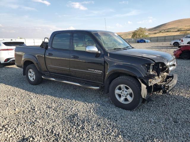 5TBDT44116S544007 - 2006 TOYOTA TUNDRA DOUBLE CAB SR5 BLACK photo 4