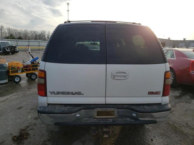 3GKFK16T71G235251 - 2001 GMC YUKON XL K1500 WHITE photo 6