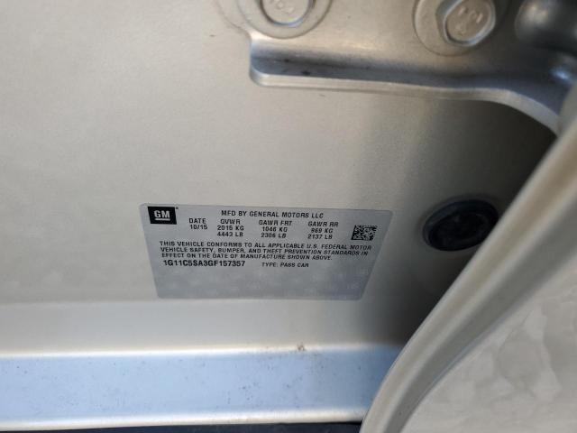 1G11C5SA3GF157357 - 2016 CHEVROLET MALIBU LIM LT 金色 照片 12