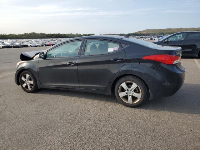 5NPDH4AE3DH284356 - 2013 HYUNDAI ELANTRA GLS BLACK photo 2