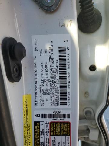 5TFCZ5AN8HX084260 - 2017 TOYOTA TACOMA DOUBLE CAB WHITE photo 12