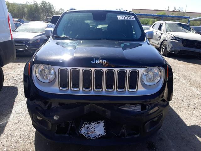 ZACCJBDT0FPC37729 - 2015 JEEP RENEGADE LIMITED BLACK photo 5