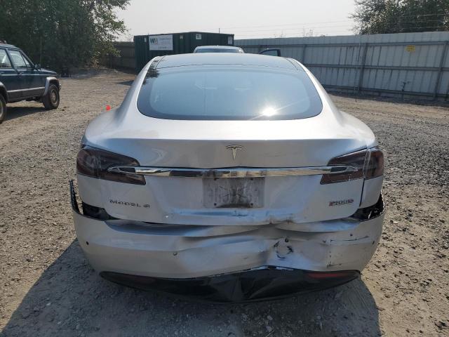 5YJSA1E41HF200762 - 2017 TESLA MODEL S Gümüş foto 6