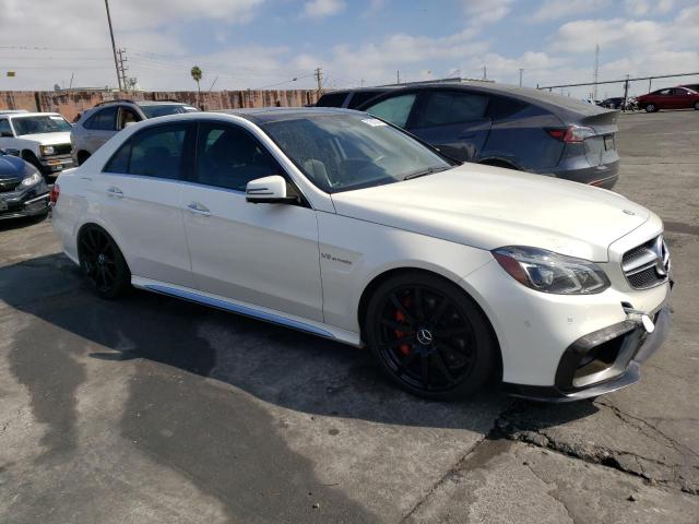 WDDHF7GB9EA965531 - 2014 MERCEDES-BENZ E 63 AMG-S WHITE photo 4