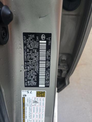 JTDKB20UX73268256 - 2007 TOYT PRIUS GOLD photo 12