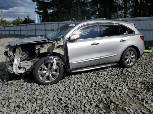 5FRYD4H82EB006785 - 2014 ACURA MDX ADVANCE SILVER photo 1