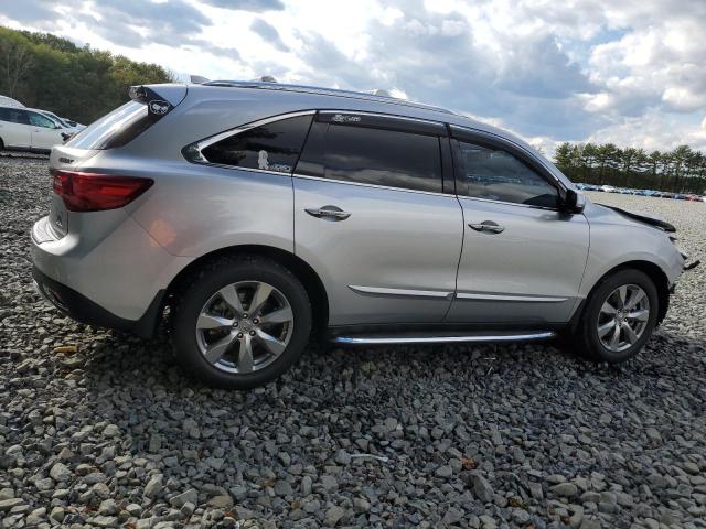 5FRYD4H82EB006785 - 2014 ACURA MDX ADVANCE SILVER photo 3