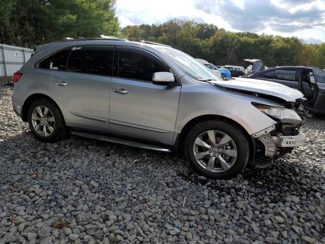 5FRYD4H82EB006785 - 2014 ACURA MDX ADVANCE SILVER photo 4