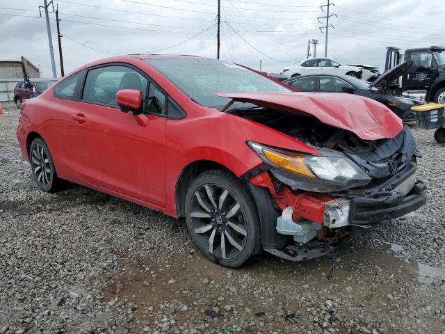 2HGFG3B06FH519211 - 2015 HONDA CIVIC EXL Կարմիր լուսանկար 4