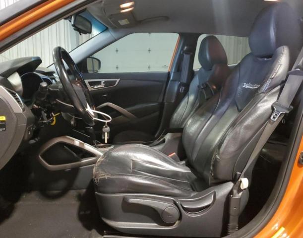 KMHTC6AD4EU212324 - 2014 HYUNDAI VELOSTER ნარინჯისფერი ფოტო 7