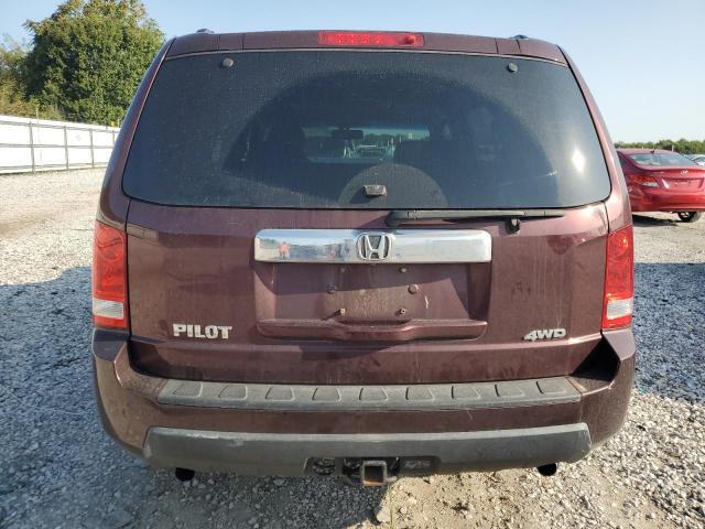 5FNYF4H64BB031029 - 2011 HONDA PILOT EXL BURGUNDY photo 6