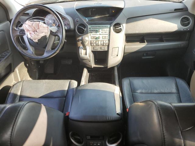 5FNYF4H64BB031029 - 2011 HONDA PILOT EXL BURGUNDY photo 8