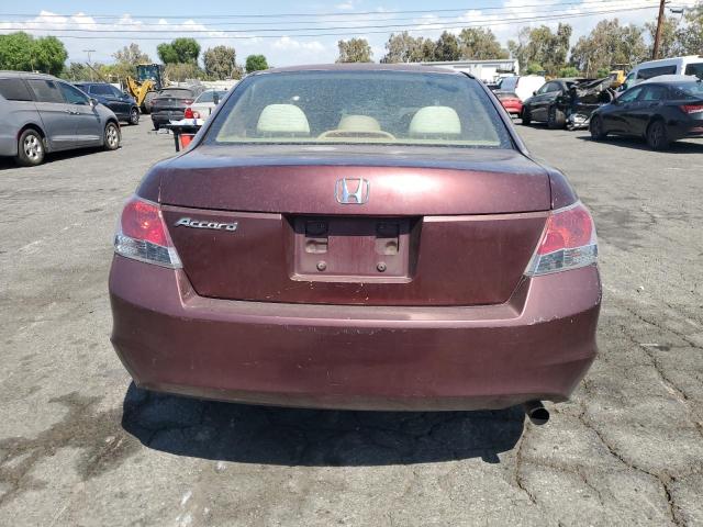 JHMCP263X8C078753 - 2008 HONDA ACCORD LX 栗色 照片 6
