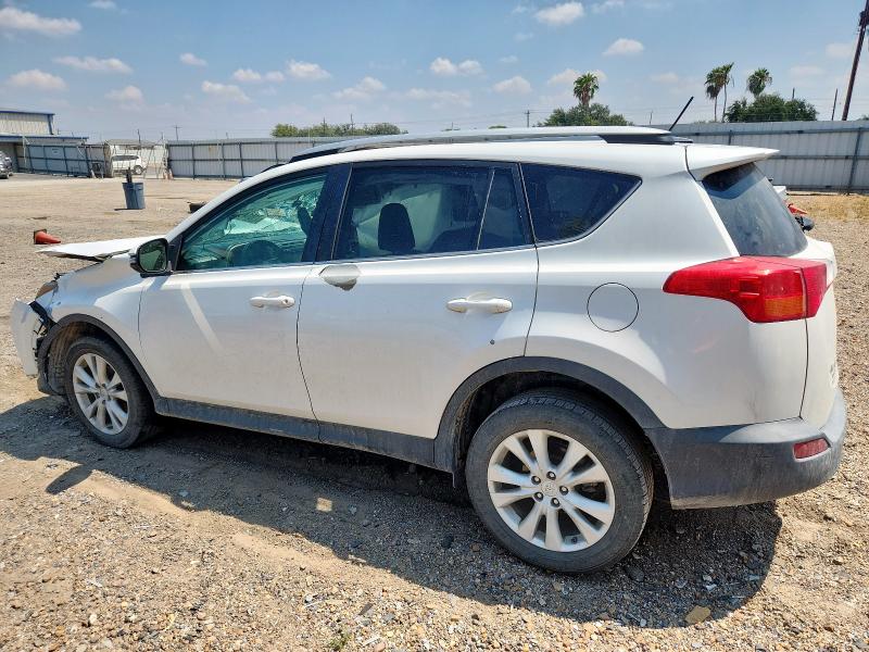 2T3DFREV1DW025774 - 2013 TOYOTA RAV4 LIMITED WHITE photo 2