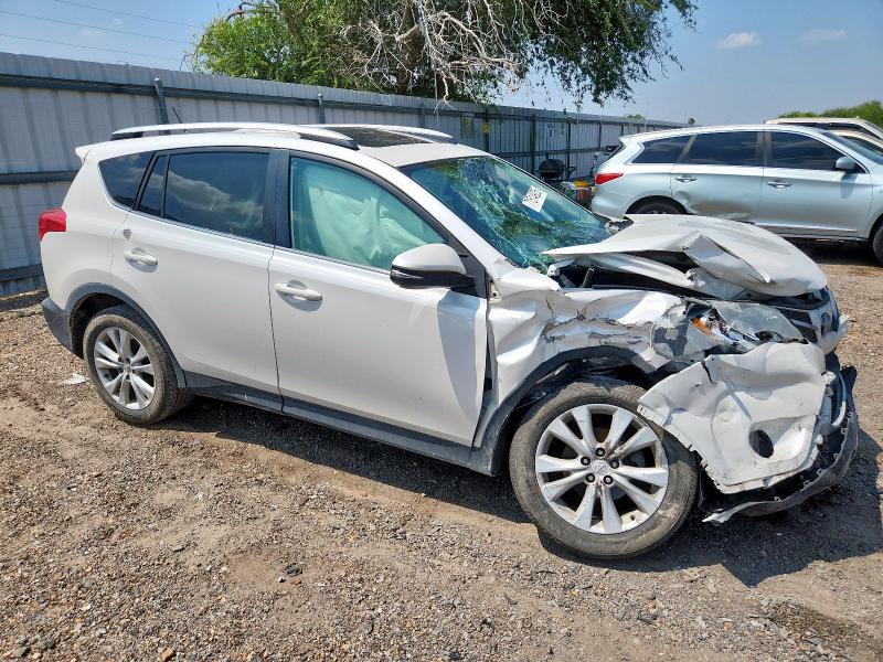 2T3DFREV1DW025774 - 2013 TOYOTA RAV4 LIMITED WHITE photo 4