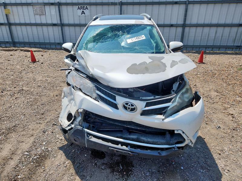 2T3DFREV1DW025774 - 2013 TOYOTA RAV4 LIMITED WHITE photo 5
