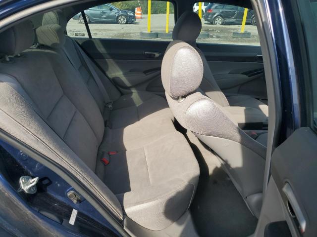 1HGFA16598L076814 - 2008 HONDA CIVIC LX BLUE photo 10